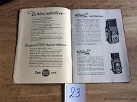 Reclame boekje rolleiflex fototoestellen