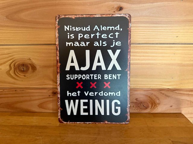 Reclame bord 20x30cm - afbeelding 1 van  1