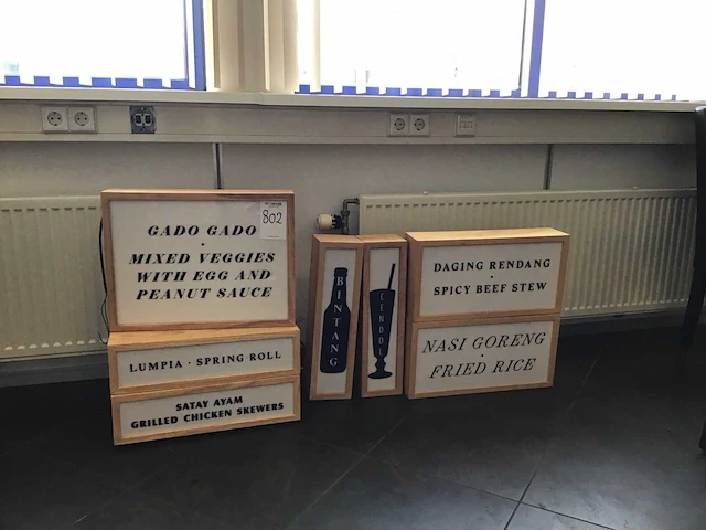 Reclame lichtbakken (7x) - afbeelding 1 van  4