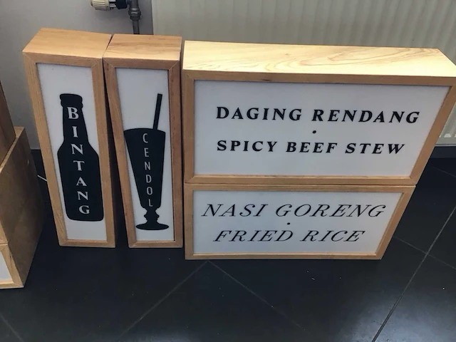 Reclame lichtbakken (7x) - afbeelding 4 van  4