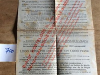 Reclame uitgiften effecten 1942. - afbeelding 1 van  4