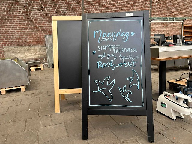 Reclamebord (2x) - afbeelding 1 van  5