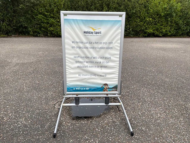 Reclamebord (2x) - afbeelding 2 van  4