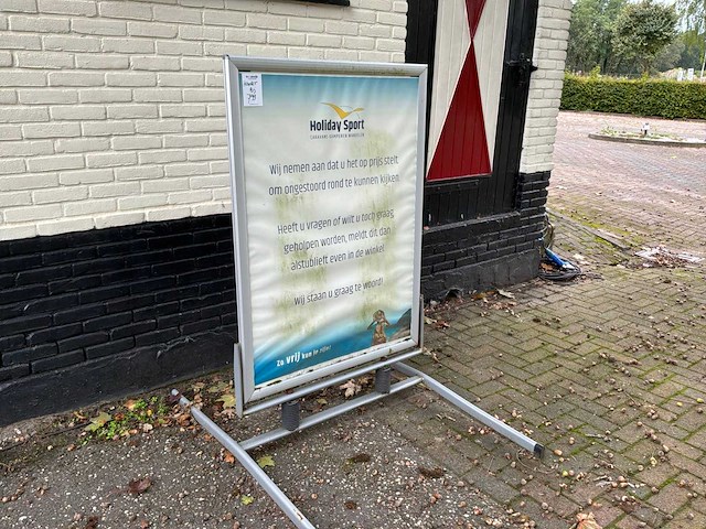 Reclamebord (2x) - afbeelding 3 van  4