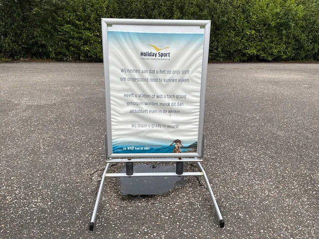 Reclamebord (2x) - afbeelding 2 van  4