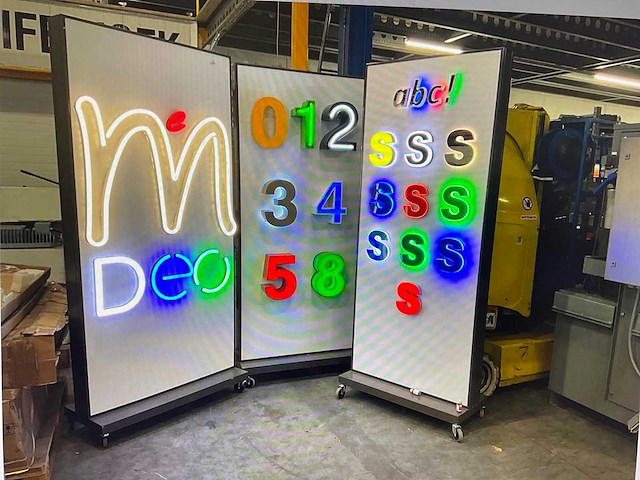Reclamebord (3x) - afbeelding 1 van  2