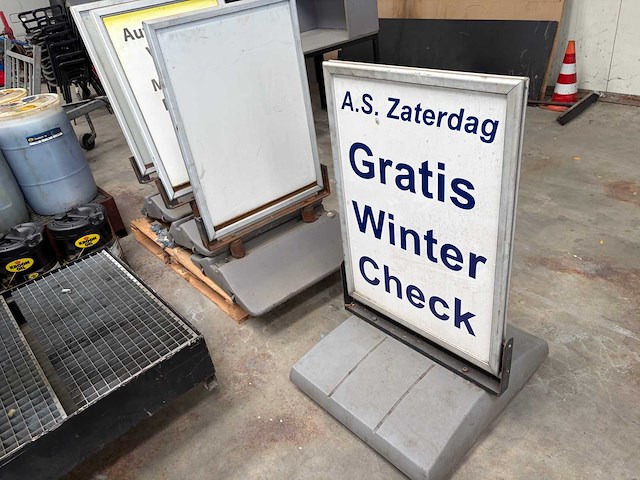 Reclameborden (4x) - afbeelding 8 van  8