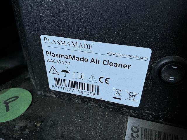 Reco plasmamade air cleaner aac37170 luchtreiniger (74x) - afbeelding 4 van  8