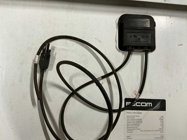 Recom rcm-250-6pb zonnepaneel (8x) - afbeelding 4 van  5