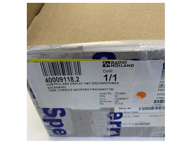 Recon: sperry marine naviknot 7308a speed log control display unit - afbeelding 6 van  7