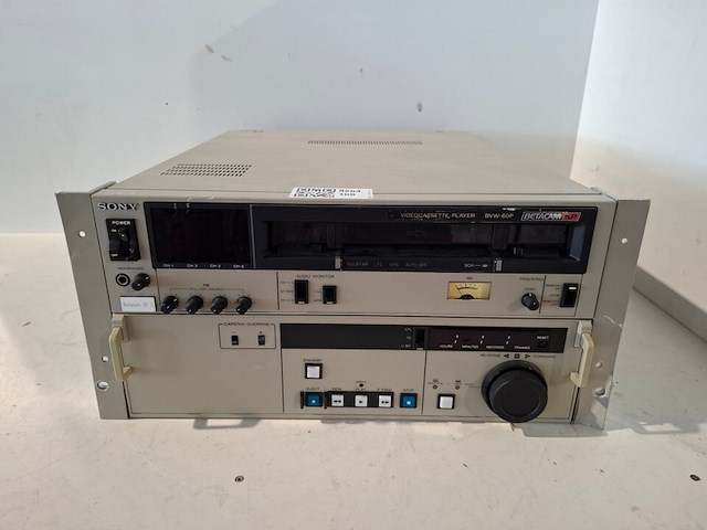 Recorder, sony, betacam bvw-60p, zilver - afbeelding 1 van  5