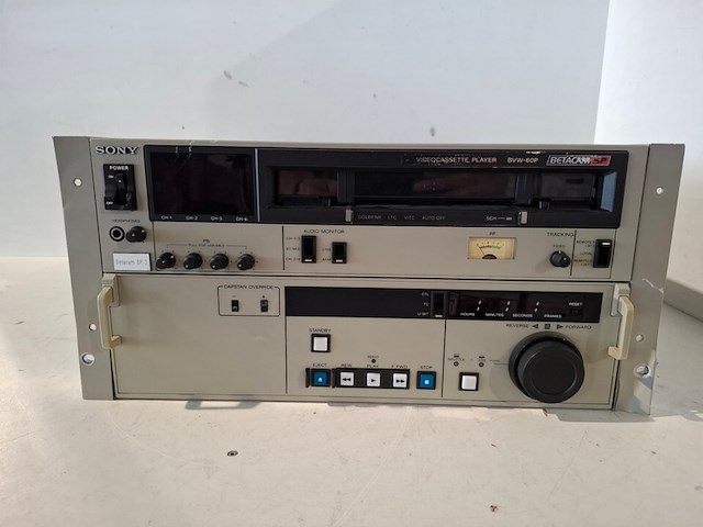 Recorder, sony, betacam bvw-60p, zilver - afbeelding 2 van  5