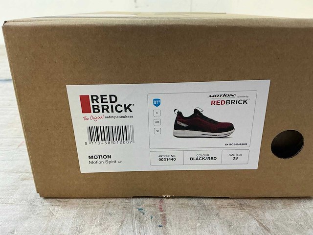 Red brick s1 motion spirit werkschoenen maat 39 (10x) - afbeelding 6 van  8