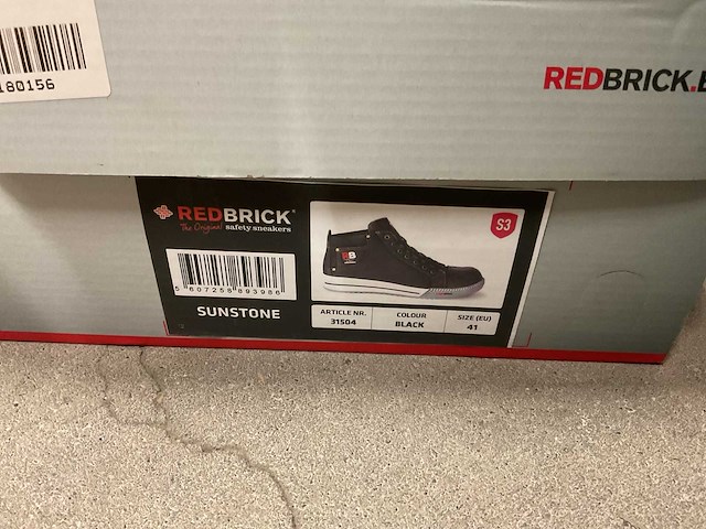 Red brick sunstone s3 paar veiligheidsschoenen (maat 41) - afbeelding 3 van  3