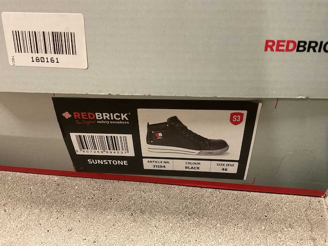 Red brick sunstone s3 paar veiligheidsschoenen (maat 46) - afbeelding 3 van  3