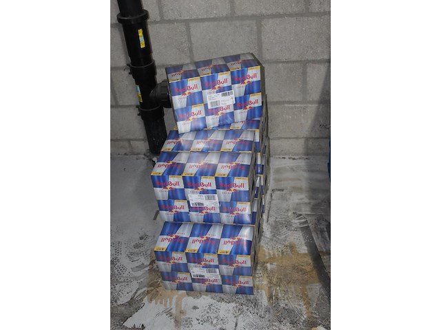 Red bull 240 blikken verpakt per vier met tht 1-2027. bod is inclusief 36,00 euro statiegeldwaarde - afbeelding 2 van  2