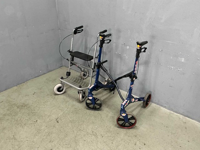 Red-bull / days rollator (2x) - afbeelding 1 van  14