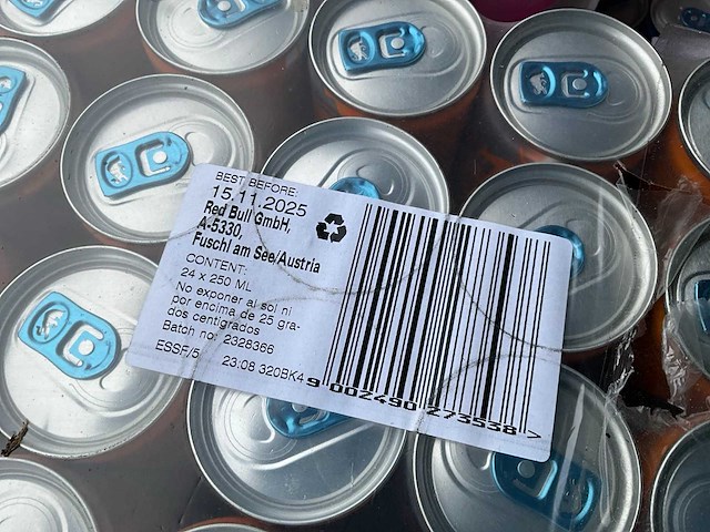 Red bull energydrink (600x) - afbeelding 6 van  6