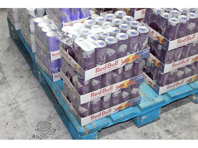 Red bull purple edition 72 blikken. tht 6-26. - afbeelding 1 van  2