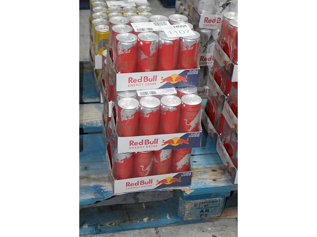 Red bull red edition watermeloen 60 blikken met tht 9-2026. bod is inclusief 9,00 euro statiegeld - afbeelding 2 van  2
