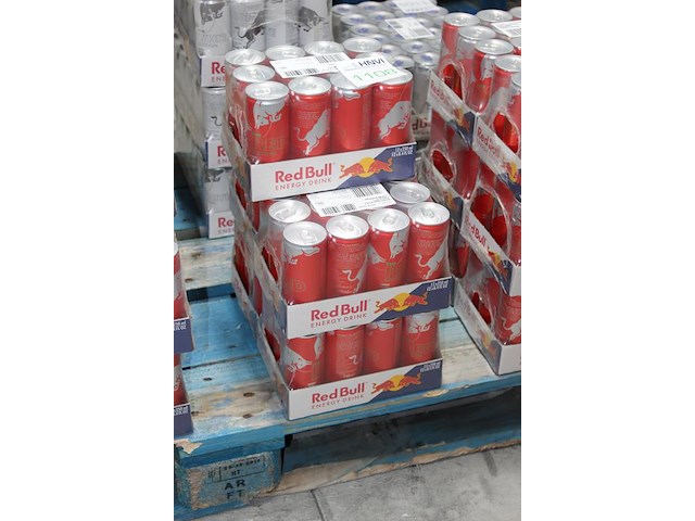 Red bull red edition watermeloen 60 blikken met tht 9-2026. bod is inclusief 9,00 euro statiegeld - afbeelding 2 van  2