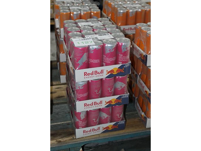 Red bull summer edition witte persik 72 blikken met tht 3-2026. bod is inclusief 10,80 euro statiegeldwaarde - afbeelding 2 van  2
