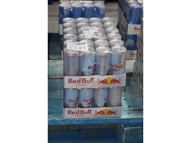 Red bull zero sugar 48 blikken met tht 7-2026. bod is inclusief 7,20 euro statiegeld - afbeelding 2 van  2