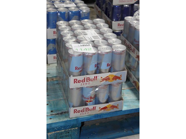 Red bull zero sugar 48 blikken met tht 7-2026. bod is inclusief 7,20 euro statiegeld - afbeelding 2 van  2