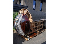 Red canadian cedar barrel sauna (6 personen) - afbeelding 1 van  9