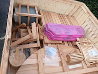Red canadian cedar barrel sauna (6 personen) - afbeelding 5 van  18