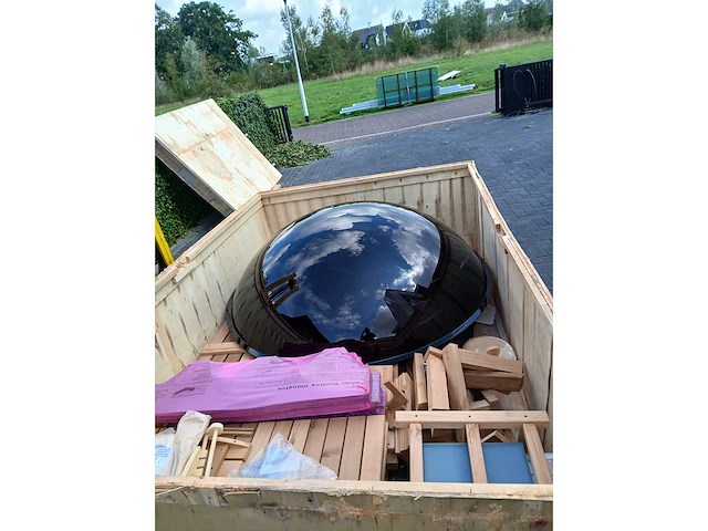 Red canadian cedar barrel sauna (6 personen) - afbeelding 7 van  18