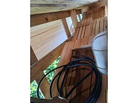 Red canadian cedar barrel sauna (6 personen) - afbeelding 8 van  21