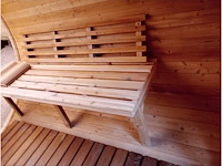 Red canadian cedar barrel sauna (6 personen) - afbeelding 11 van  21