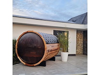 Red canadian cedar barrel sauna (6 personen) - afbeelding 12 van  21