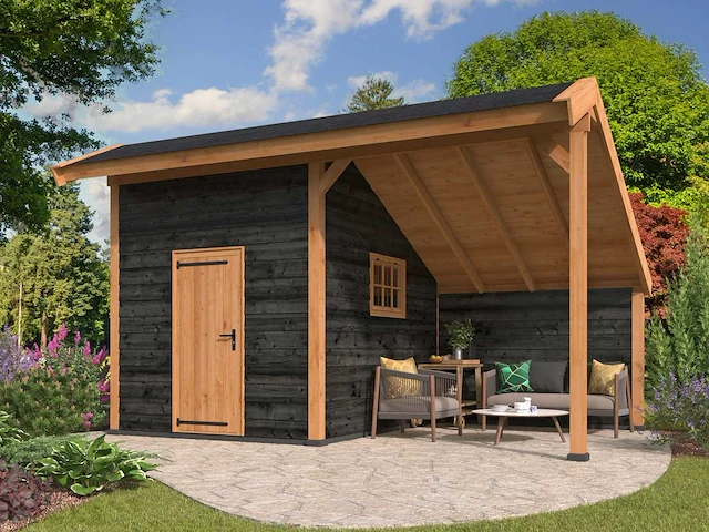 Red class wood kapschuur basisset malmö 546x413x327cm - afbeelding 1 van  8
