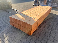 Red class wood paal 20x20x300 cm (10x) - afbeelding 2 van  7