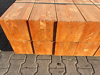 Red class wood paal 20x20x300 cm (10x) - afbeelding 6 van  7