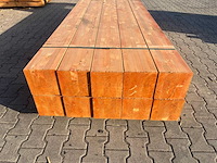 Red class wood paal 20x20x300 cm (10x) - afbeelding 4 van  7
