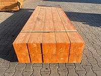 Red class wood paal 20x20x300 cm (10x) - afbeelding 5 van  7