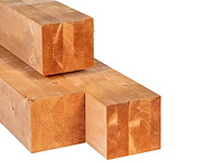 Red class wood paal 20x20x300 cm (15x) - afbeelding 14 van  15