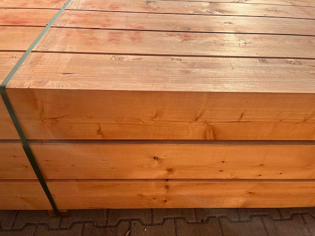 Red class wood paal 20x20x300 cm (15x) - afbeelding 7 van  15