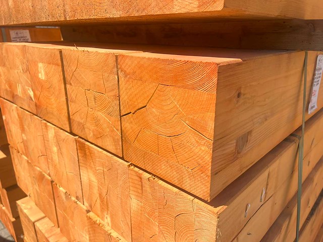 Red class wood paal 20x20x300 cm (15x) - afbeelding 12 van  15