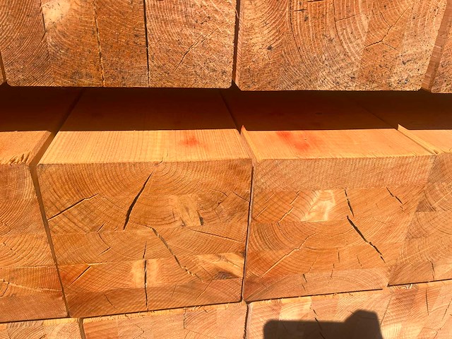 Red class wood paal 20x20x300 cm (15x) - afbeelding 6 van  15