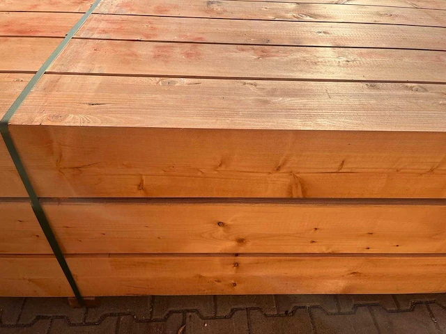 Red class wood paal 20x20x300 cm (15x) - afbeelding 6 van  15