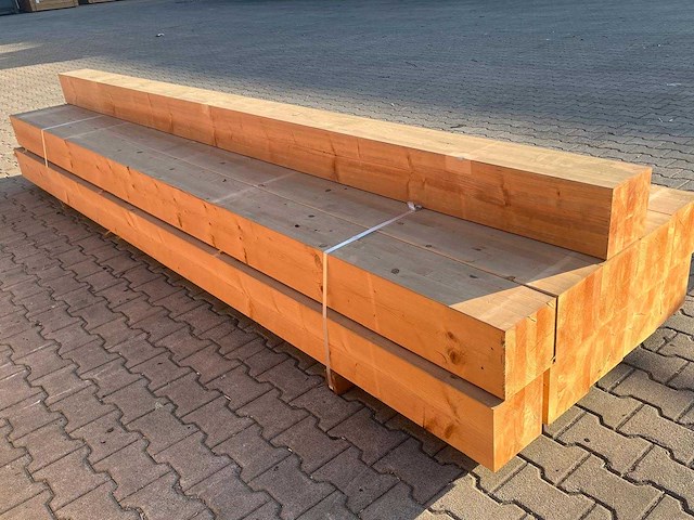 Red class wood paal 20x20x400 cm (11x) - afbeelding 5 van  9