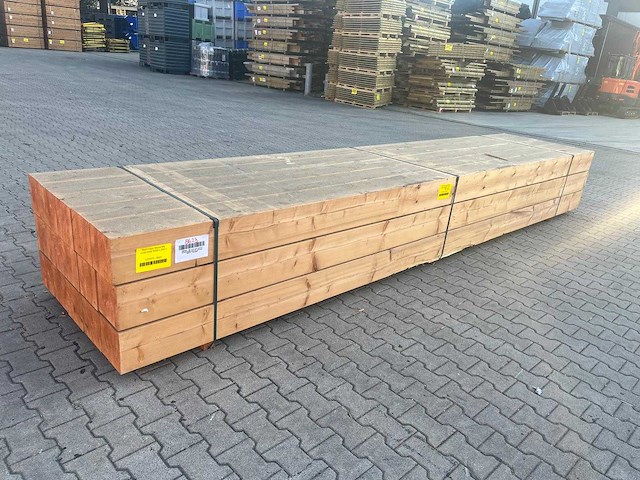 Red class wood paal 20x20x500 cm (15x) - afbeelding 1 van  9
