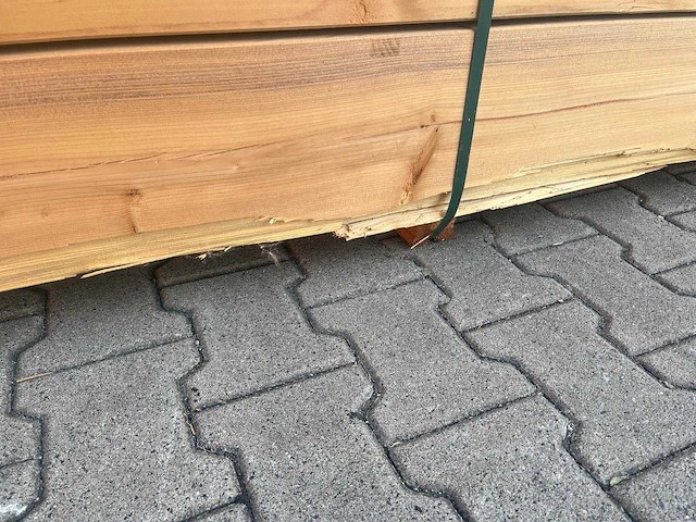 Red class wood paal 20x20x500 cm (15x) - afbeelding 4 van  9