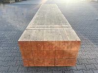 Red class wood paal 20x20x500 cm (15x) - afbeelding 7 van  9