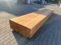 Red class wood paal 20x20x600 cm (10x) - afbeelding 2 van  8
