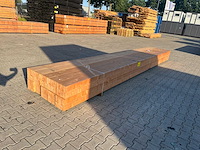 Red class wood paal 20x20x600 cm (10x) - afbeelding 3 van  8